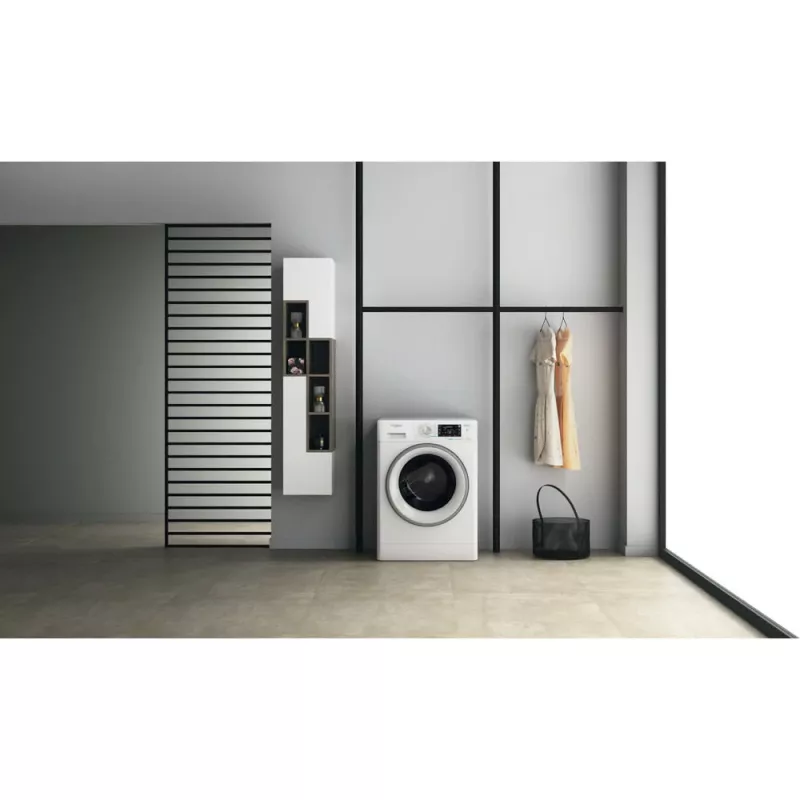 Whirlpool FFWDD 1076258 SV EE Lavasciuga a libera installazione a carica frontale bianco