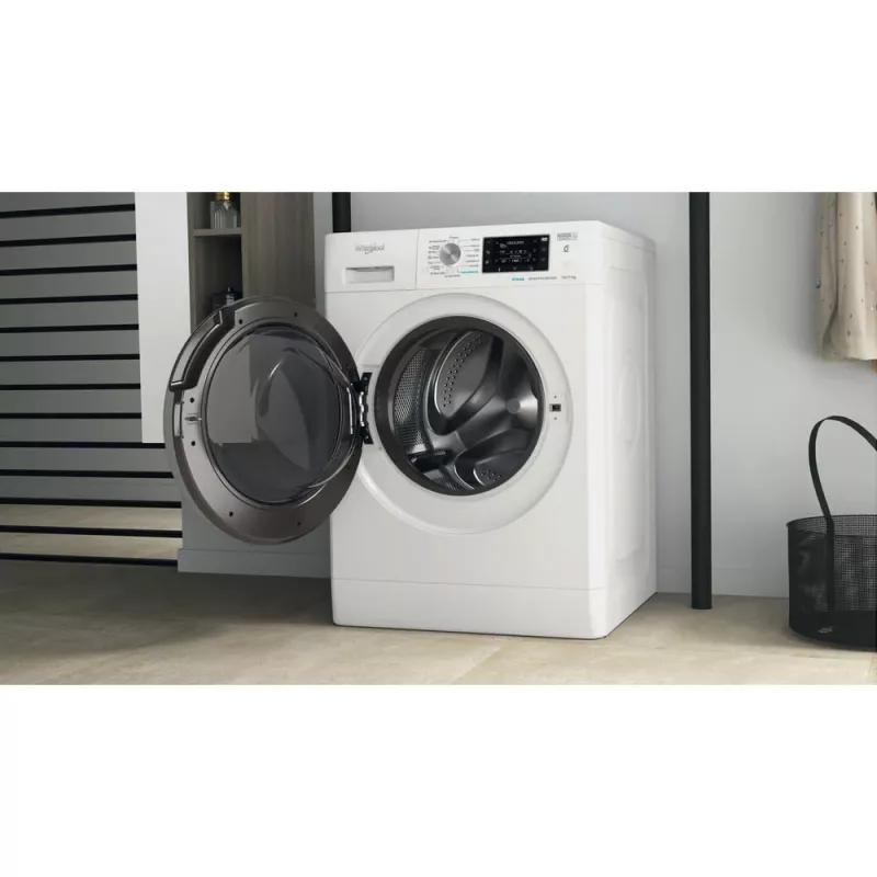 Whirlpool FFWDD 1076258 SV EE Lavasciuga a libera installazione a carica frontale bianco