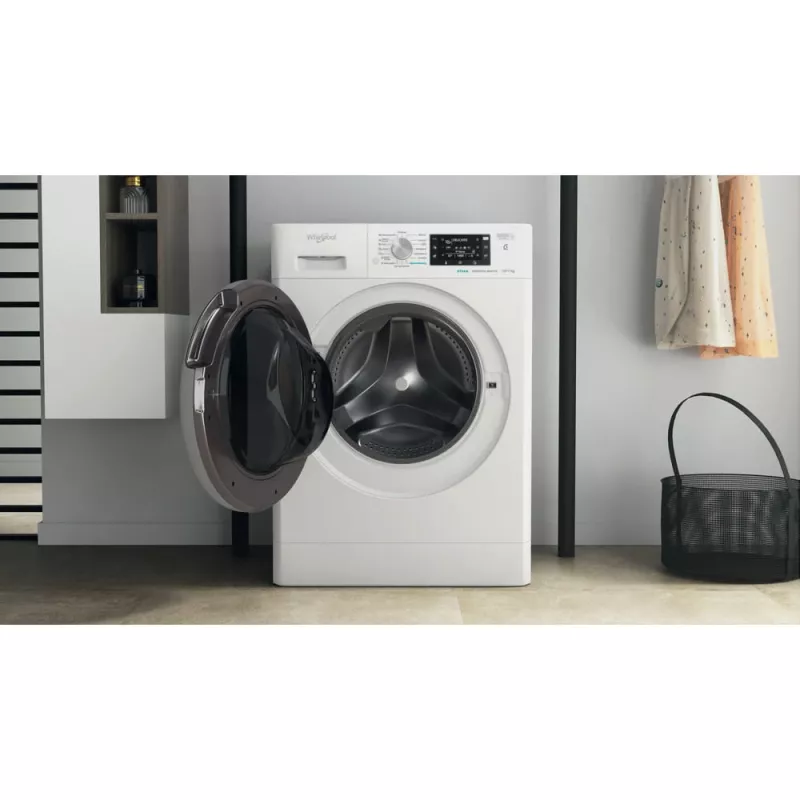 Whirlpool FFWDD 1076258 SV EE Lavasciuga a libera installazione a carica frontale bianco