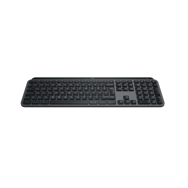 Tastiera wireless full-size Logitech Master MX Keys S — Bluetooth, QWERTY, switch a forbice, retroilluminazione LED, Graphite