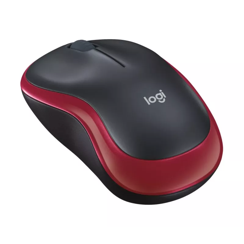 LOGITECH Mouse wireless M185 Rosso