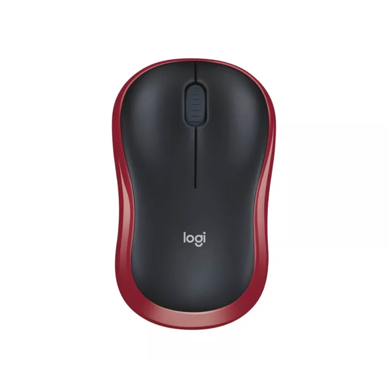LOGITECH Mouse wireless M185 Rosso