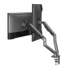GEMBIRD Supporto doppio per monitor regolabile da scrivania, grigio spazio