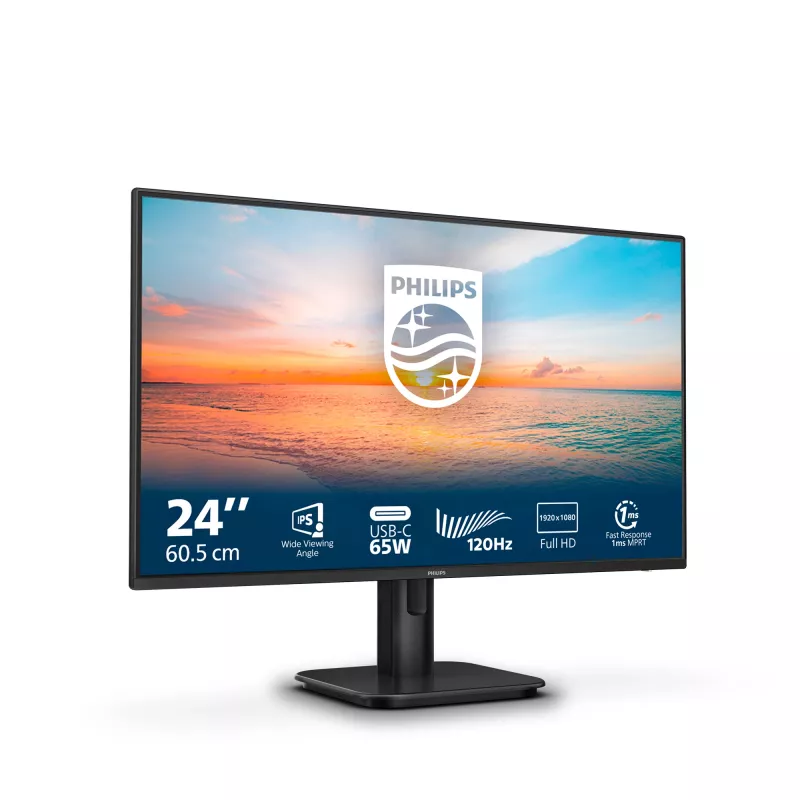 Monitor per computer Philips serie 1000 24E1N1300A/00 60,5 cm (23,8 pollici) 1920 x 1080 Pixel Full HD LCD Nero