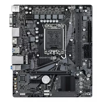 Scheda madre GIGABYTE H610M S2H V3 DDR4 - Supporta CPU Intel Core 14ª Gen, VRM digitale ibrido 4+1+1, fino a 3200 MHz DDR4, 1x PCIe 3.0 M.2, GbE LAN, USB 3.2 Gen 1