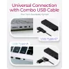 ICY BOX IB-HUB1424-C3 USB 3.2 Gen 1 (3.1 Gen 1) Type-A + Type-C 5000 Mbit/s Nero