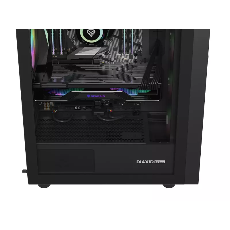 GENESIS Diaxid 605 ARGB Midi Tower nero