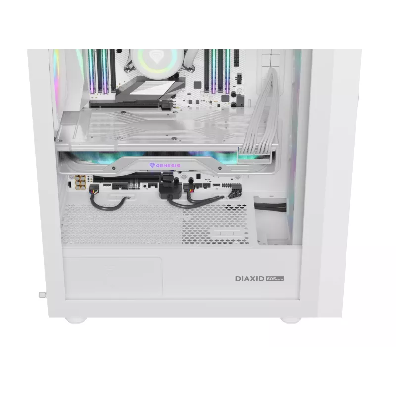 GENESIS Diaxid 605 ARGB Midi Tower bianco