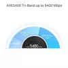 TP-Link AXE5400 Whole Home Mesh Wi-Fi 6E System (Tri-Band), bianco, DECO XE75 PRO (3-PACK)