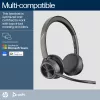 HP Poly Voyager 4320-M cuffia certificata Microsoft Teams + dongle BT700 + base di ricarica