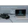 i-tec USB-C/USB-A Metal Charging + data HUB, 15W per porta, 20x USB-C