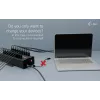 i-tec USB-C/USB-A Metal Charging + data HUB, 15W per porta, 20x USB-C