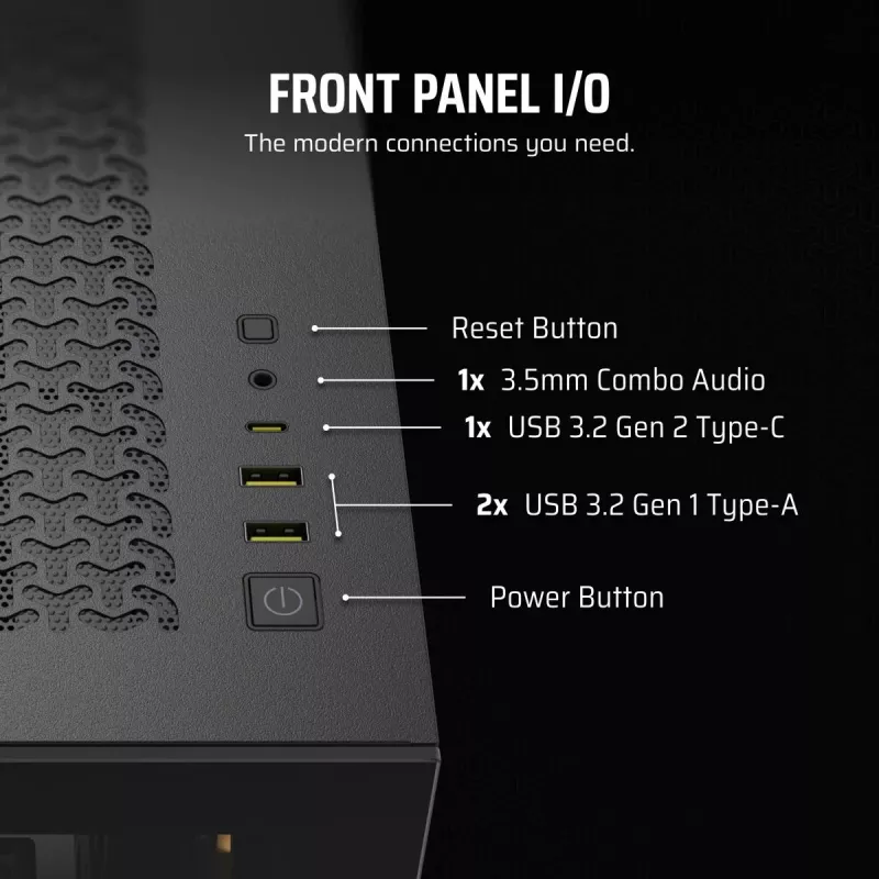 CORSAIR case PC – 3500X ARGB Mid-Tower