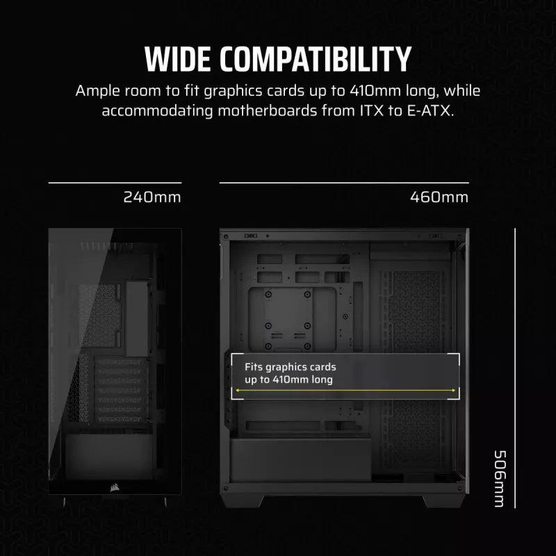 CORSAIR case PC - 3500x Mid-Tower