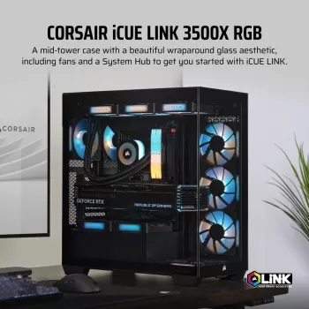 CORSAIR case PC - iCUE LINK 3500X RGB Mid-Tower