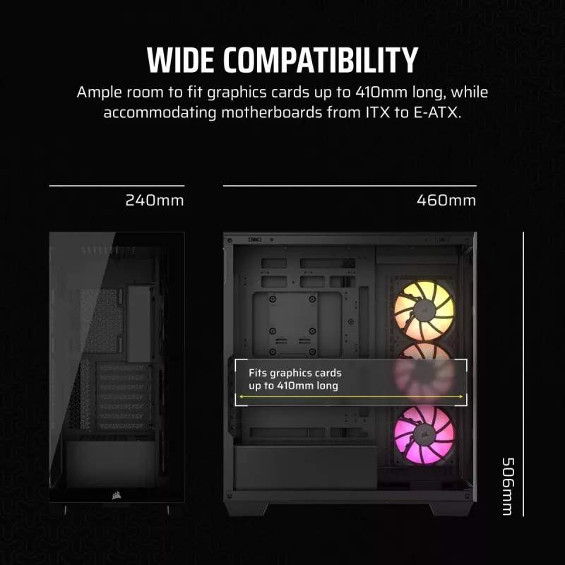 CORSAIR case PC - iCUE LINK 3500X RGB Mid-Tower