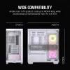 CORSAIR case PC - Icue Link 3500x RGB Mid-tower - bianco