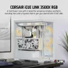 CORSAIR case PC - Icue Link 3500x RGB Mid-tower - bianco