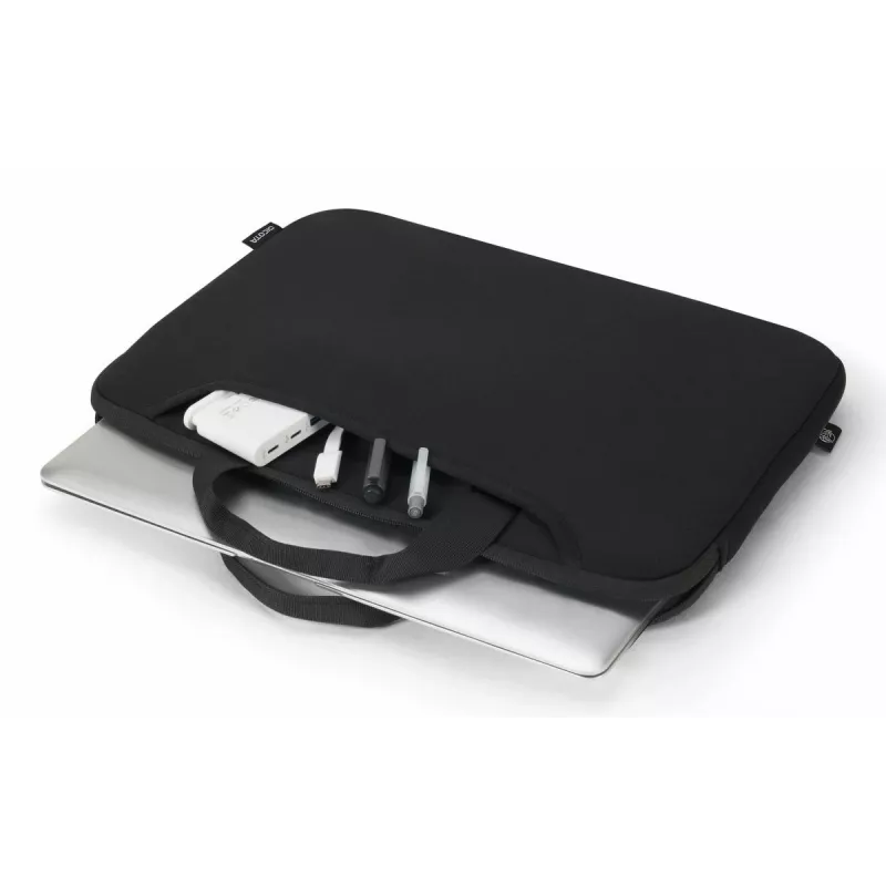 DICOTA Smart Sleeve One – custodia per notebook 15-16 pollici – nero / materiale jersey riciclato