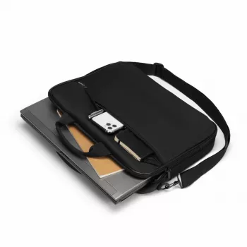 DICOTA Top Traveller One borsa per notebook, 15-17.3, nera / poliestere PET riciclato 300D