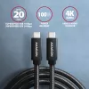 Cavo Axagon BUCM32-CM15AB SPEED+ USB-C <> USB 20Gbps/100W 1,5 m