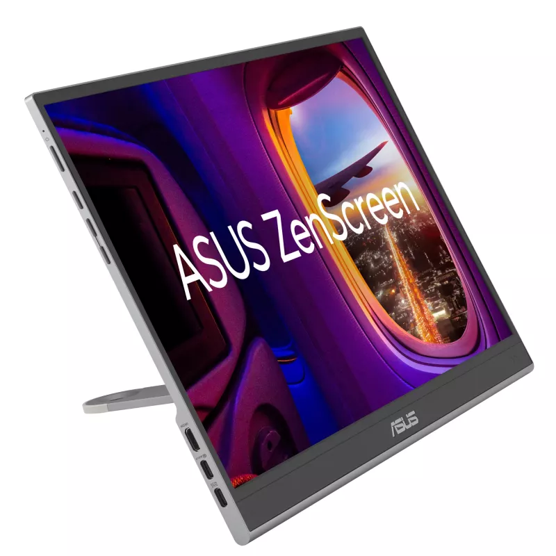 ASUS ZenScreen MQ16AHE Monitor per computer 39,6 cm (15,6 inch) 1920 x 1080 Pixel Full HD OLED Argento