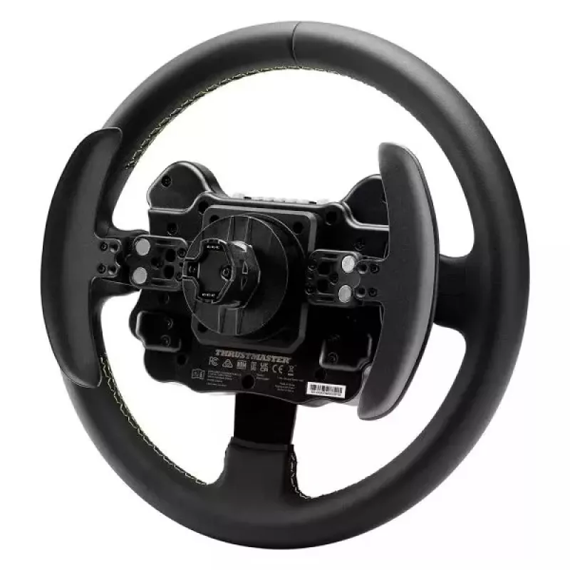 Thrustmaster Evo Racing 32R Leather nero, giallo volante PC, PlayStation 4, PlayStation 5, Xbox, Xbox One