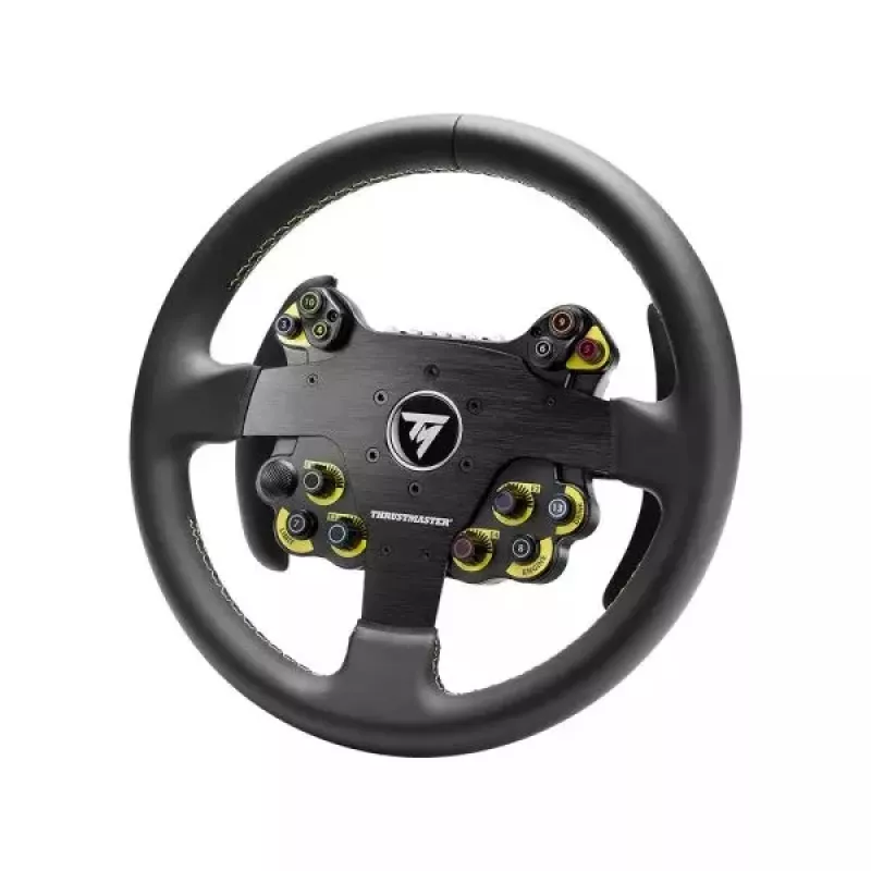 Thrustmaster Evo Racing 32R Leather nero, giallo volante PC, PlayStation 4, PlayStation 5, Xbox, Xbox One