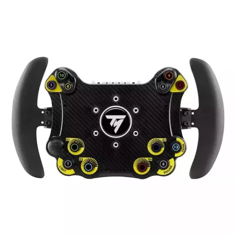 Thrustmaster Evo Racing 32R Leather nero, giallo volante PC, PlayStation 4, PlayStation 5, Xbox, Xbox One