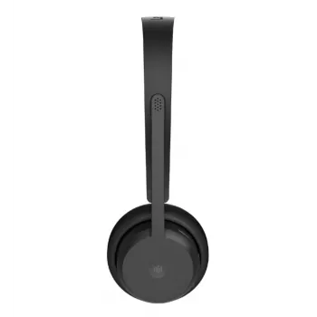 Cuffie wireless VoIP Lenovo con archetto per ufficio/call center Bluetooth nero