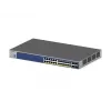 Switch smart stackable NETGEAR 28 porte PoE Gigabit/10G (GS728TXP)