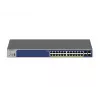Switch smart stackable NETGEAR 28 porte PoE Gigabit/10G (GS728TXP)
