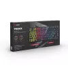 Tastiera gaming Savio SAVGK-PHENIX giallo USB RF Wireless Bluetooth meccanica 82 tasti RGB