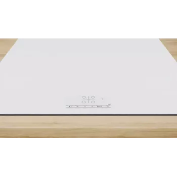 Bosch Serie 6 PIF612BB1E piano cottura a induzione, 4 zone, da incasso, 60 cm, bianco, controllo touch