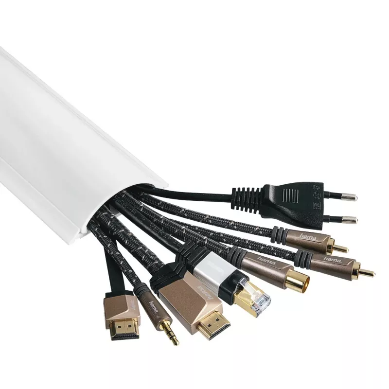 Hama 00220984 canalina portacavi universale bianco 1 pezzo