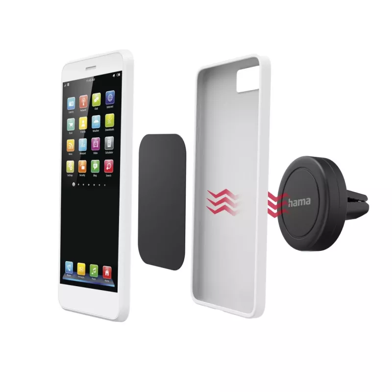 Hama supporto passivo magnetico per cellulare smartphone nero 00201517