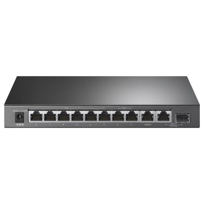 TP-Link switch desktop Gigabit 10 porte con 6 porte PoE+ e 2 porte PoE++