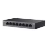 TP-Link LiteWave switch desktop Gigabit 8 porte con 8 porte PoE+