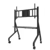 Neomounts MOVE Go XL FL50-575BL1 carrello per TV 65-110 pollici, max 125 kg, altezza regolabile 129-139 cm, VESA 100x100-1100x600, bloccabile, certificato TÜV, nero