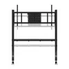 Neomounts MOVE Go XL FL50-575BL1 carrello per TV 65-110 pollici, max 125 kg, altezza regolabile 129-139 cm, VESA 100x100-1100x600, bloccabile, certificato TÜV, nero