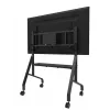 Neomounts MOVE Go XL FL50-575BL1 carrello per TV 65-110 pollici, max 125 kg, altezza regolabile 129-139 cm, VESA 100x100-1100x600, bloccabile, certificato TÜV, nero
