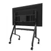 Neomounts MOVE Go XL FL50-575BL1 carrello per TV 65-110 pollici, max 125 kg, altezza regolabile 129-139 cm, VESA 100x100-1100x600, bloccabile, certificato TÜV, nero