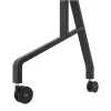 Neomounts MOVE Go XL FL50-575BL1 carrello per TV 65-110 pollici, max 125 kg, altezza regolabile 129-139 cm, VESA 100x100-1100x600, bloccabile, certificato TÜV, nero