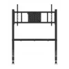 Neomounts MOVE Go XL FL50-575BL1 carrello per TV 65-110 pollici, max 125 kg, altezza regolabile 129-139 cm, VESA 100x100-1100x600, bloccabile, certificato TÜV, nero
