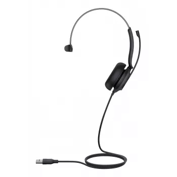 Yealink UH35 Mono Teams cuffia USB-A, con filo, 20 - 20000 Hz, ufficio/call center, 96,5 g, cuffia, nero