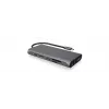 ICY BOX IB-DK4050-CPD con filo USB 3.2 Gen 1 (3.1 Gen 1) Type-C antracite