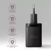 Caricabatterie da parete Axagon ACU-PD20 1x QC3.0/AFC/FCP/PD Type-C 20W nero