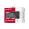 Caricabatterie da parete Axagon ACU-PD20 1x QC3.0/AFC/FCP/PD Type-C 20W nero
