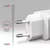 Axagon ACU-PD20W caricabatterie da parete 1x QC3.0/AFC/FCP/PD Type-C 20W bianco