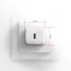 Axagon ACU-PD20W caricabatterie da parete 1x QC3.0/AFC/FCP/PD Type-C 20W bianco
